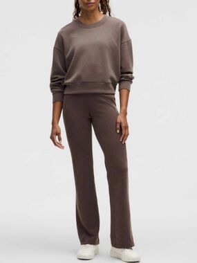 LULULEMON- Ribbed Softstreme Flared Pant Espresso Size 2